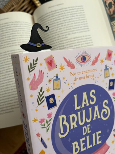 Marcapáginas 3D bruja
